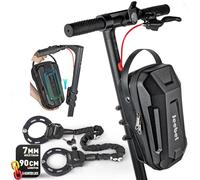 Jeebel Kit Sac Trottinette Électrique 3/4/5L & Cadenas Chaîne ø7mm 90cm(4,5L+Cadenas)