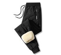 Jeeeun 2027 New Unisex Thermal Fleece Lined Waterproof Pants