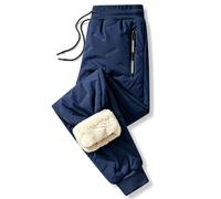 Jeeeun 2027 New Unisex Thermal Fleece Lined Waterproof Pants