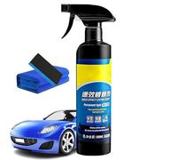 Jeeeun 3 in 1 Car Coating Spray, Quick Effect Coating Agent, Waterless Wash Wax Polish, Hydrophobic Spray with Nano Technology for High Gloss Shine & Long Lasting Paint Protection, 17.6 oz (1PC)
