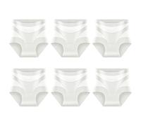 Jeeeun 6pcs Womens Unique Underwear Tummy Control, High Waisted for a Smooth Silhouette, Everyday Comfort & Invisible Fit (6pcs_F,TG)