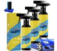 Jeeeun Automobile Coating Spray 120ML, Quick Effect Nano Coating Agent, Waterless Cleaning Wax for Car Shine & Protection (3PCS)
