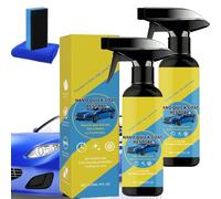Jeeeun Automobile Coating Spray 120ML, Quick Effect Nano Coating Agent, Waterless Cleaning Wax for Car Shine & Protection (2PCS)