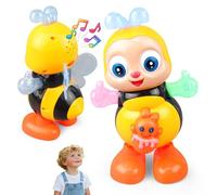 Jeeeun Avejita Chiquitita Juguete - Dancing Bee Toy, Musical Interactive Bee with LED Lights and Music, Singing Bees with Swinging Motion for Kids 4-12 (Type-A)