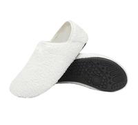 Jeeeun Balance House Shoes, Slip On Indoor Slippers, Wide Toe Box for Home Bedroom Travel (White,35)