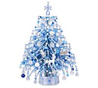 Jeeeun Beaded Christmas Tree Kit with Lights, Beaded Christmas Tree Kit for DIY Enthusiasts, Craft Lovers, Seasonal Decor Enthusiasts (Winter Magic)