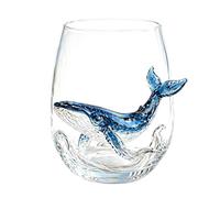 Jeeeun ctopus Glassware, Artisanal Blue Ringed Octopus Glassware for Coastal Home Decor Ocean Lovers (#28)
