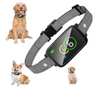 Jeeeun Dog Bark Collar, Smart Bark Collar for Small Dogs 5-15lbs Medium Large Dogs with 7 Levels of Adjustable Intensity, Waterproof Rechargeable Barking Terminator with Two Bark Control Modes