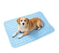 Jeeeun Dog Cooling Mat, Ice Silk Cooling Mat for Large Small Dogs Washable Non Slip Indoor Outdoor (Light Blue,XX-Large)