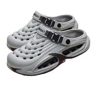 Jeeeun Garden Clogs, Unisex Wide Fit EVA Shoes with Arch Support (Gray,46/47)