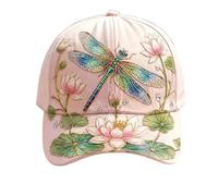 Jeeeun Garden Morning Botanical Hat for Women Adjustable Breathable Cottagecore Baseball Cap Gift for Gardeners (#G)