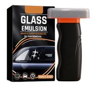 Jeeeun Handheld Car Glass Oil Film Remover, Windshield Cleaner Emulsion Kit, Improves Clarity for Safe Driving, Water Repellent Automotive Window Polish Tool (1PC)