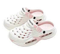 Jeeeun Men's Garden Clogs, Waterproof EVA Summer Shoes with Arch Support (Pink,10.5-11 Women/9-9.5 Men)