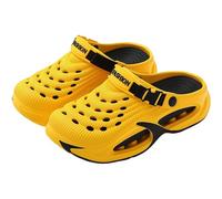 Jeeeun Men's Garden Clogs, Waterproof EVA Summer Shoes with Arch Support (Yellow,8-9 Women/7-7.5 Men)