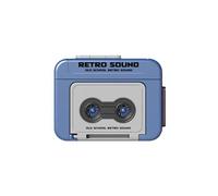 Jeeeun Mini Enregistreur Vocal Clé USB, 2024 Nouveau Design Retro, Bleu