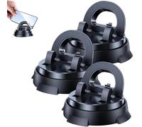 Jeeeun Phone Holder - 360°Rotatable Car Phone Mount with Anti-Slip, One-Touch Press Adjustment, Card Slot Design, Universal Mobile Holder for Dashboard (3Pcs)