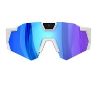 Jeeeun POV Glasses 4K Baseball Glasses with Camera - HD Sports Intelligent Eyeglasses with Camera for Cycling Ski Goggles (Ice Blue)