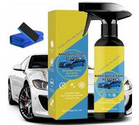 Jeeeun Quick Effect Ceramic Coating Spray - Nano Protection for Car Paint & Glass, Instant Shine & Scratch Repair, Hydrophobic Layer | Waterless Wash | Long-Lasting Protection (Set C)