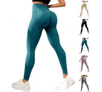 Jeeeun Resistance Band Leggings, 3D Anti Cellulite Leggings, High Waisted Butt Lifting Tummy Training Control for Yoga, Gym (Green,TTG)
