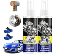 Jeeeun Rust Remover Spray for Metal, Heavy Duty Multipurpose Rust Stain Remover, Fast-Acting for Vehicles, Tools, Cars, Chains & Outdoor Gear (2PCS)