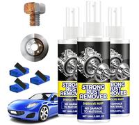 Jeeeun Rust Remover Spray for Metal, Heavy Duty Multipurpose Rust Stain Remover, Fast-Acting for Vehicles, Tools, Cars, Chains & Outdoor Gear (3PCS)
