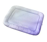 Jeeeun Summer Pet Ice Silk Dog House - Ultimate Cooling Cat House & Dog Mat, Chill Out with This Pet Ice Pad for Happy Summer Days (Ice Beans Purple Gradient,M)