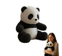Jeeeun The Pandy - Emotional Healing on Demand, Ultra-Soft Realistic Panda Plush, Hug-Like Plush Toy with Comforting Weight & Washable Design (E)