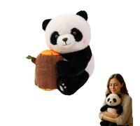 Jeeeun The Pandy - Emotional Healing on Demand, Ultra-Soft Realistic Panda Plush, Hug-Like Plush Toy with Comforting Weight & Washable Design (B)