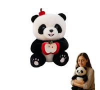 Jeeeun The Pandy - Emotional Healing on Demand, Ultra-Soft Realistic Panda Plush, Hug-Like Plush Toy with Comforting Weight & Washable Design (C)