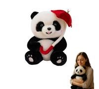 Jeeeun The Pandy - Emotional Healing on Demand, Ultra-Soft Realistic Panda Plush, Hug-Like Plush Toy with Comforting Weight & Washable Design (A)