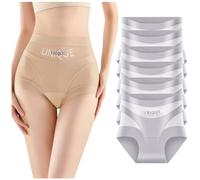 Jeeeun Unique Underwear Tummy Control, High-Waist Seamless Shaping Panties for Women, Smooths Waist Under Dresses Or Pants