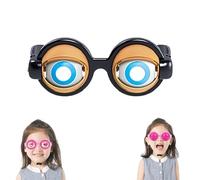 Jeeeun Winking Glasses - Funny Blinking Glasses, Funny Sunglasses for Adults - The Ultimate Party Selfie Accessory (Black)