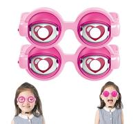 Jeeeun Winking Glasses - Funny Blinking Glasses, Funny Sunglasses for Adults - The Ultimate Party Selfie Accessory (Pink *2)