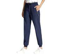 Jeeeun Women Over 50 Stretch Active Pants, Thickened Quick Drying Comfort Casual Pants for Travel Yoga Daily Wear (Blue-Jogger,TG)