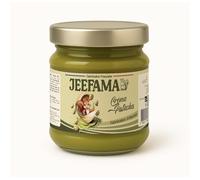 Jeefama, Pate a tartiner pistache, Creme de pistache artisanale, Fabrication française, Idéale pour patisserie façon chocolat de Dubaï, Texture onctueuse et gourmande (200gr)