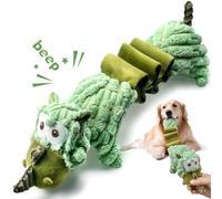 Jeefome Grands jouets couineurs pour chien : jouets en peluche pour chiens de petite, moyenne et grande taille