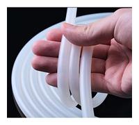 JEEIJ 1 Tuyau en Silicone De Qualité Industrielle De 5 M, 2 Mm 3 Mm 4 Mm 5 Mm 6 Mm 7 Mm 8 Mm Tuyau en Caoutchouc Résistant Aux Hautes Températures, Tuyau d'eau Translucide (Size : 4x8mm)
