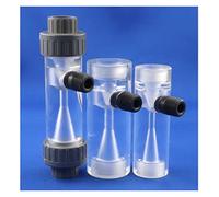 JEEIJ 1pcs Transparents PMMA Injecteur d'eau Acrylique, Mélangeur D'engrais Venturi Venturi, Éjecteur en Verre Organique (Color : 1/2" Injector)