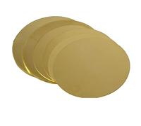 JEEIJ Disque en Laiton H62 Diamètre 50mm - 200mm Épaisseur 0.8mm 1mm 1.5mm 2mm 3mm Joint en Laiton Pur Cuivre Plaque Ronde Pièces en Laiton Coupe (Size : 2x200mm - 1pcs)