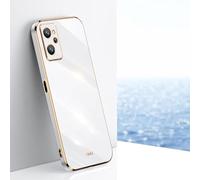 Jeelar ESONG Coque pour Oppo A96 4G Étui,Ultra Fine Antichoc Protecteur Housse,Silicone Souple TPU Etui,Protection Camera,Bumper Case Cover pour Femme-Blanc