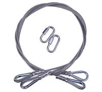 JEENDA Lot de 2 câbles de levage compatibles avec les câbles de levage de hayon de remorque 125542 avec clips à ressort EZ (2)