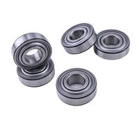 JEENDA Lot de 5 roulements à billes de 1,7 cm AA34132 AA35638 AA61722 1969300C1 5X0366LUL 80437C91 compatibles avec John Deere 1535 1760, 1780, 7000, 7100, 7200, 7300 0