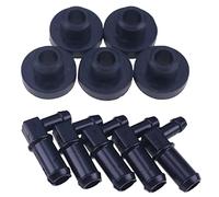 JEENDA Lot de 5 tiges de réservoir de carburant 532139277 539110432 et kit de bagues 532003645 3645J 532124952 compatibles avec Husqvarna Craftsman AYP Poulan Poulan Pro Roper et Weed Eater