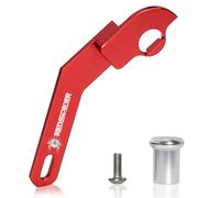 Jeenuuder 1 de Télécommande en Métal CNC à Une Main pour Voiture RC Ledi RC6GS RC4GS Télécommande Mise à Niveau Rouge