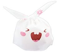 Jeenuuder 100 PièCes SéRies Sac à Pain Mignon Longues Oreilles Lapin en Plastique Bonbons Cadeau Conteneur Alimentaire Dessert Emballage de Cuisson Sac de Stockage des Aliments (A)