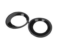 Jeenuuder 2 PièCes Capot de Lampe ApprêTé Noir Antibrouillard Garniture de Lampe Couverture de LumièRe de Conduite pour X3 E83 2007-2010