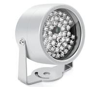 Jeenuuder 48 LED IR Infrarouge Vision Nocturne CaméRa de SéCurité CCTV CaméRa DC12V Argent