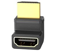 Jeenuuder Adaptateur 2.1 Mâle vers Compatible AM/AF Ordinateur TV Adaptateur HD, Prend en Charge la RéSolution 8K @ 60HZ/Dynamic HDR (270°)