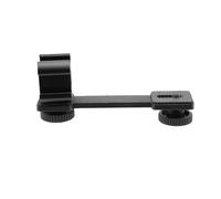 Jeenuuder Adaptateur Universel de Support D'Extension de Support D'Extension de Support de Chaussure Froide Triple pour Le Stabilisateur de Cardan de TéLéPhone DSLR de LumièRe VidéO LED