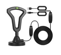 Jeenuuder Amplificateur D'Antenne Universel pour la Réception de Signaux HDTV Haute Gain à Faible Latence pour Améliorer la Réception TV Numérique Intérieure, Facile à Utiliser